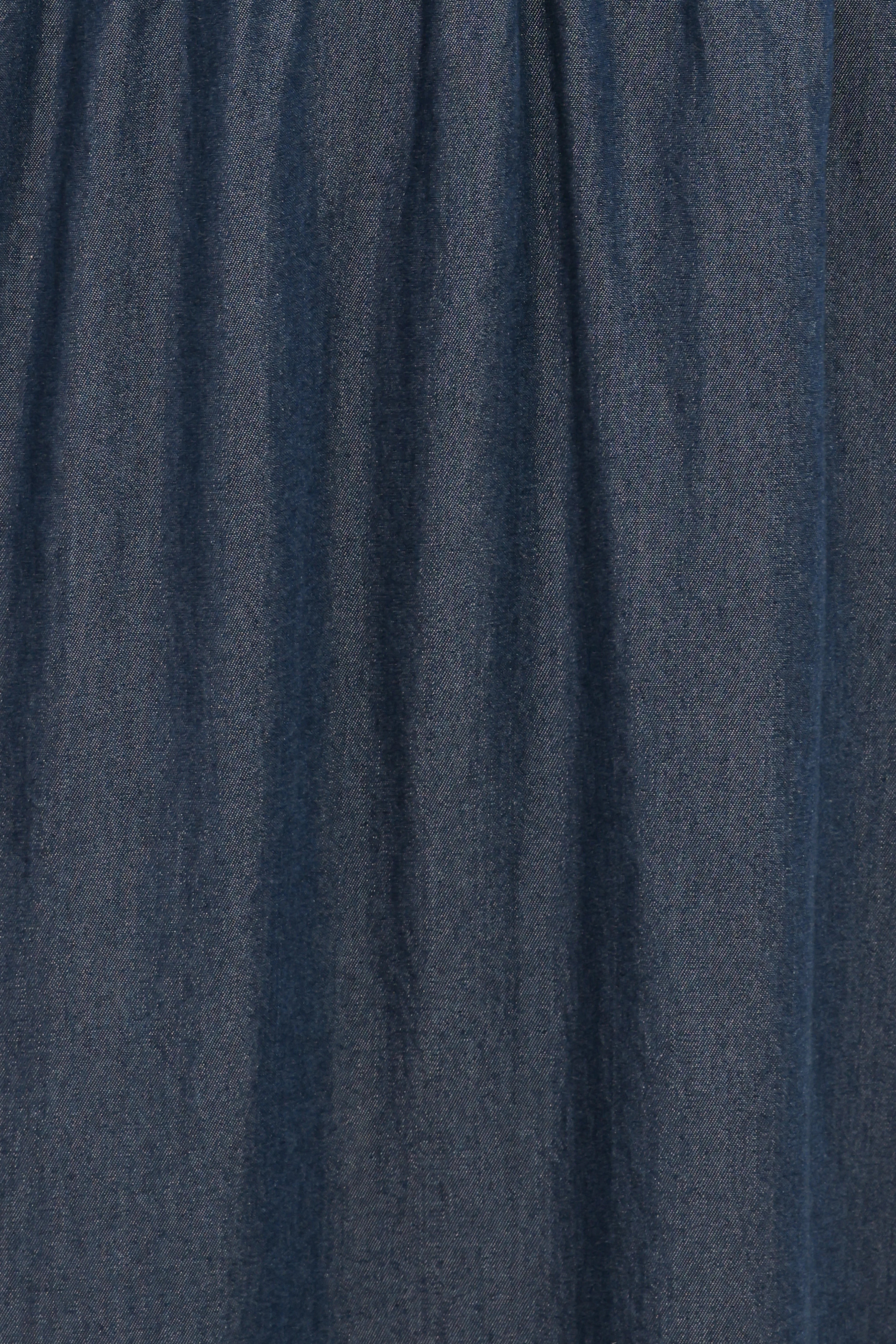 Steele Puff Sleeve Midi Dress - Dark Denim
