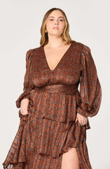 Anora Floral Tiered Maxi Dress