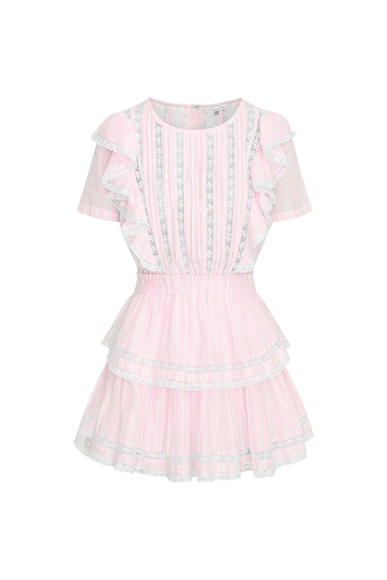 Natasha Stripe Cotton Mini Dress
