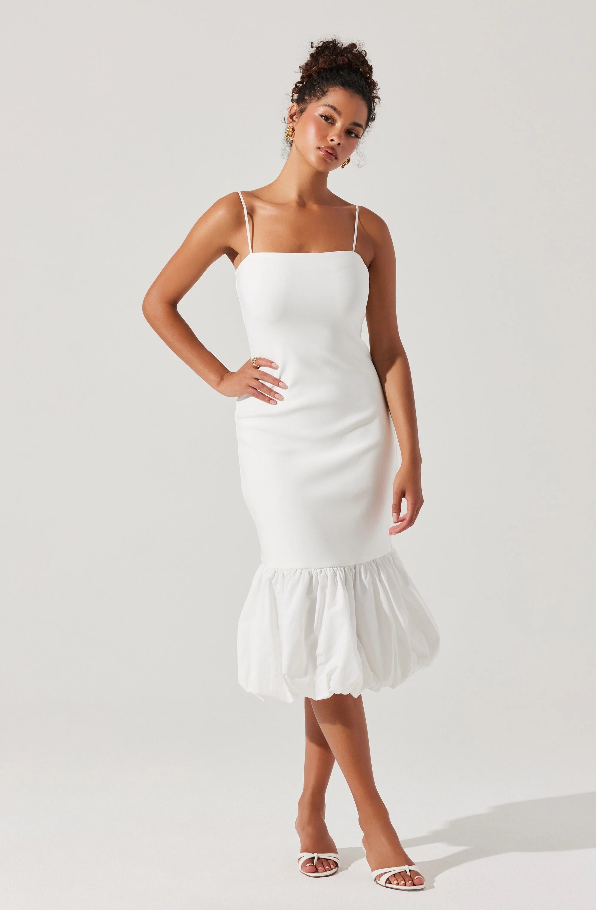 Brittnea Bodycon Bubble Hem Dress