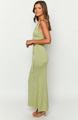 Zuri Khaki Maxi Dress