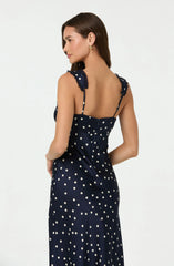 Lace Trim Midi Slip Dress