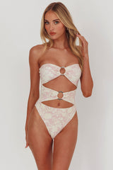 Matilda Cut-Out One Piece Swimsuit Print Mix