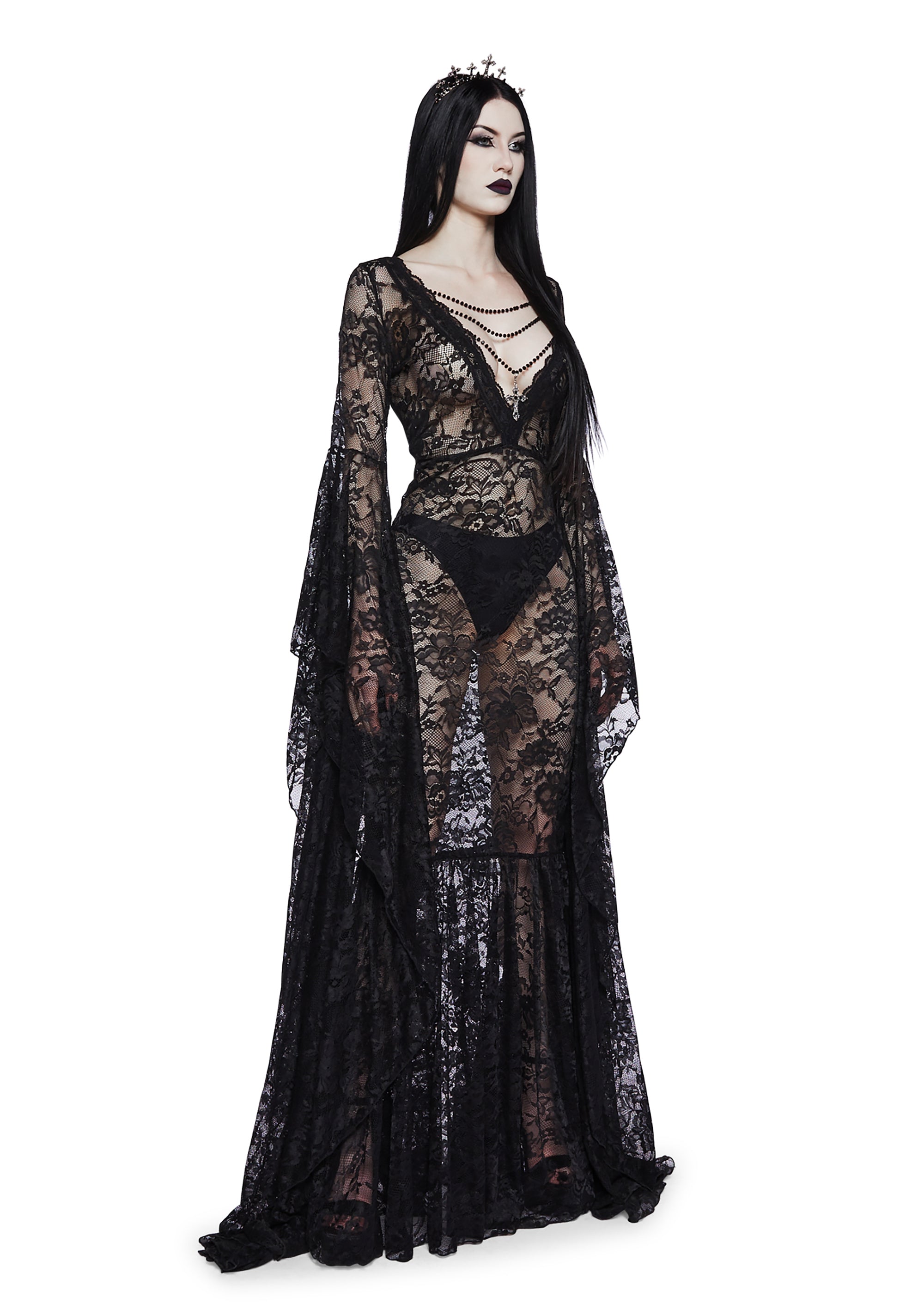 Gothic Grand Affair Maxi Dress