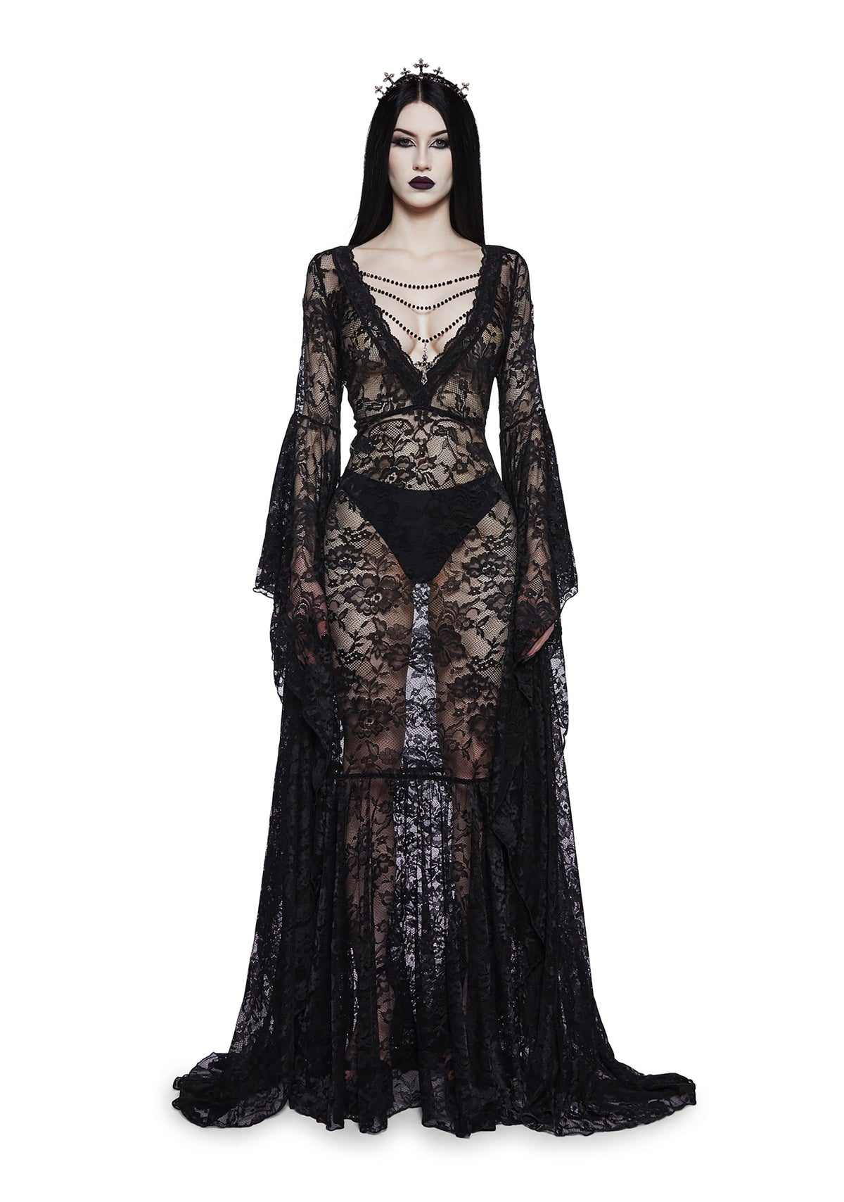 Gothic Grand Affair Maxi Dress
