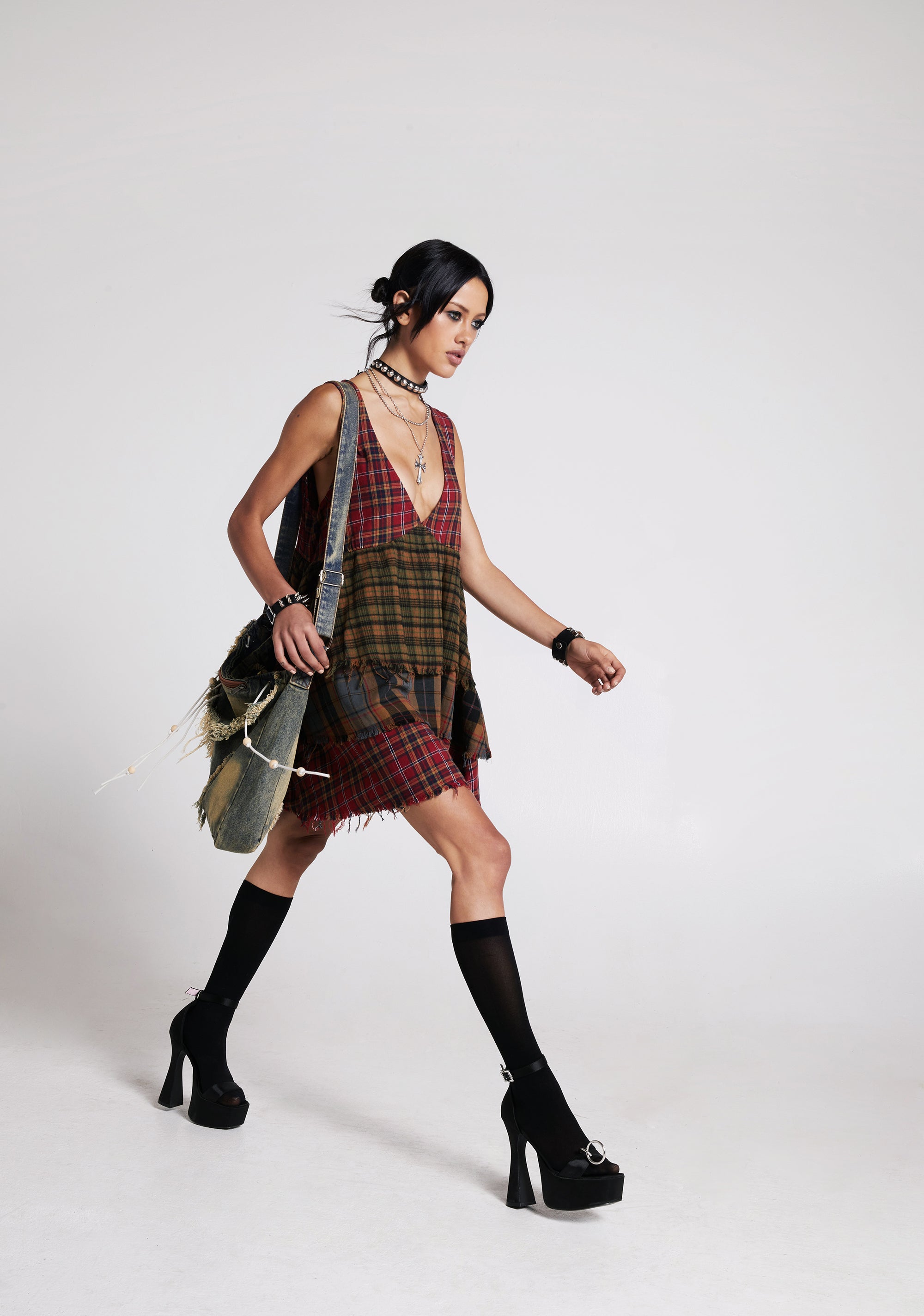Get Over It Babydoll Dress - Red