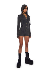 Figure Your Heart Out Knit Romper
