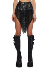 Futurism Flash Mini Skirt