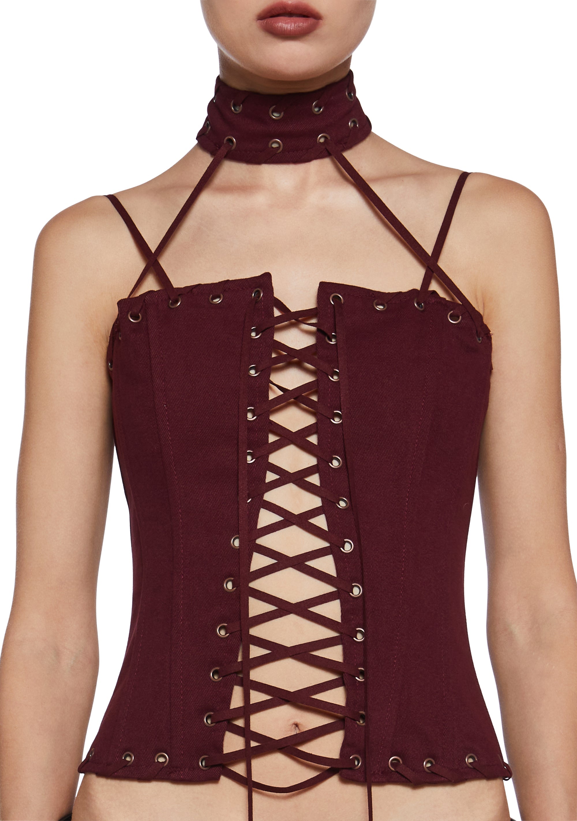 Waited All Night Corset Top