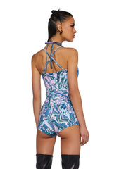 Techno Angel Romper