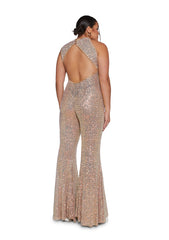 Dazzling Nights Sequin Jumpsuit