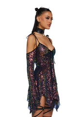 F is For Fairies Handkerchief Dress - Sequin