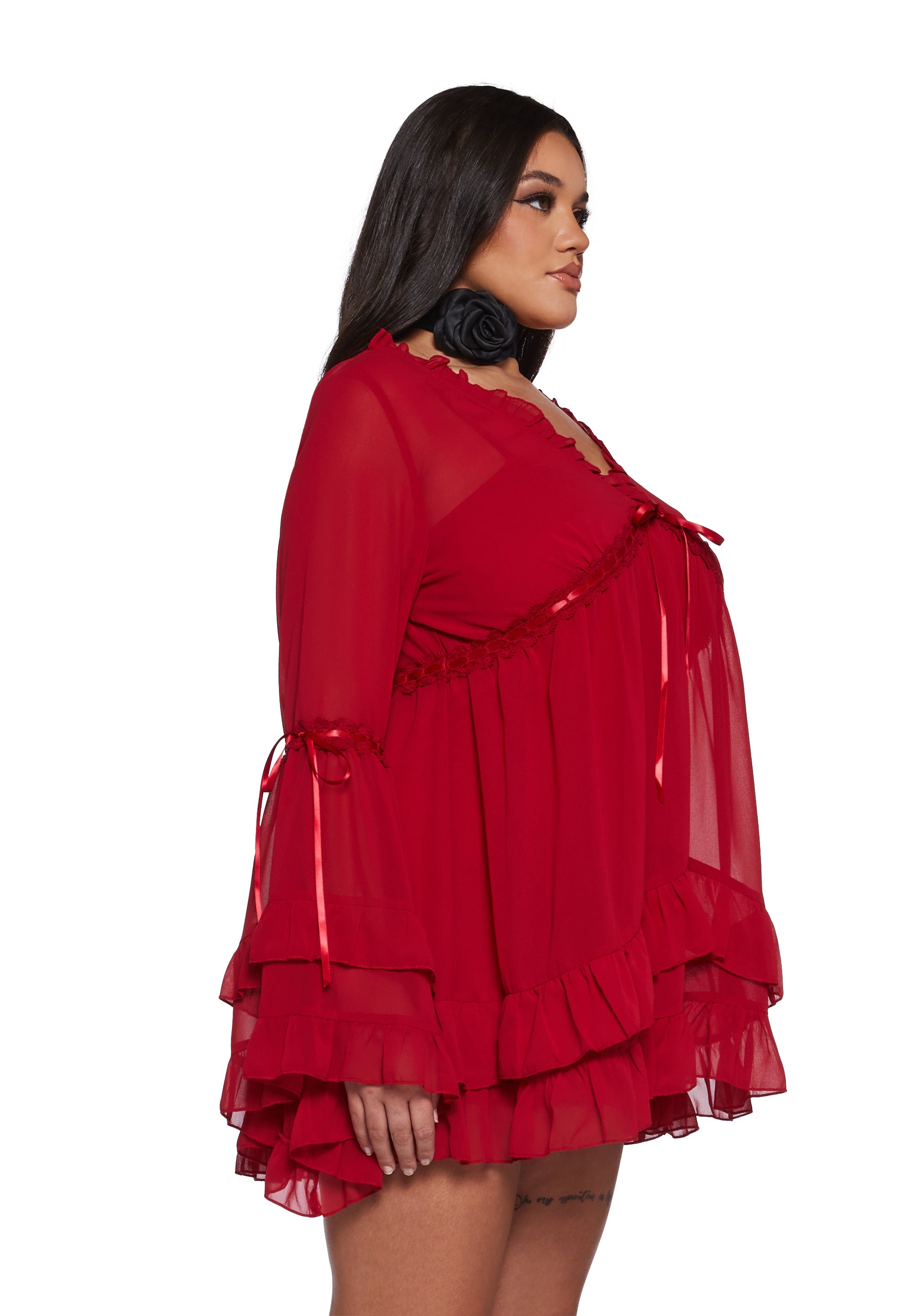 Real Divinity Mini Dress - Red