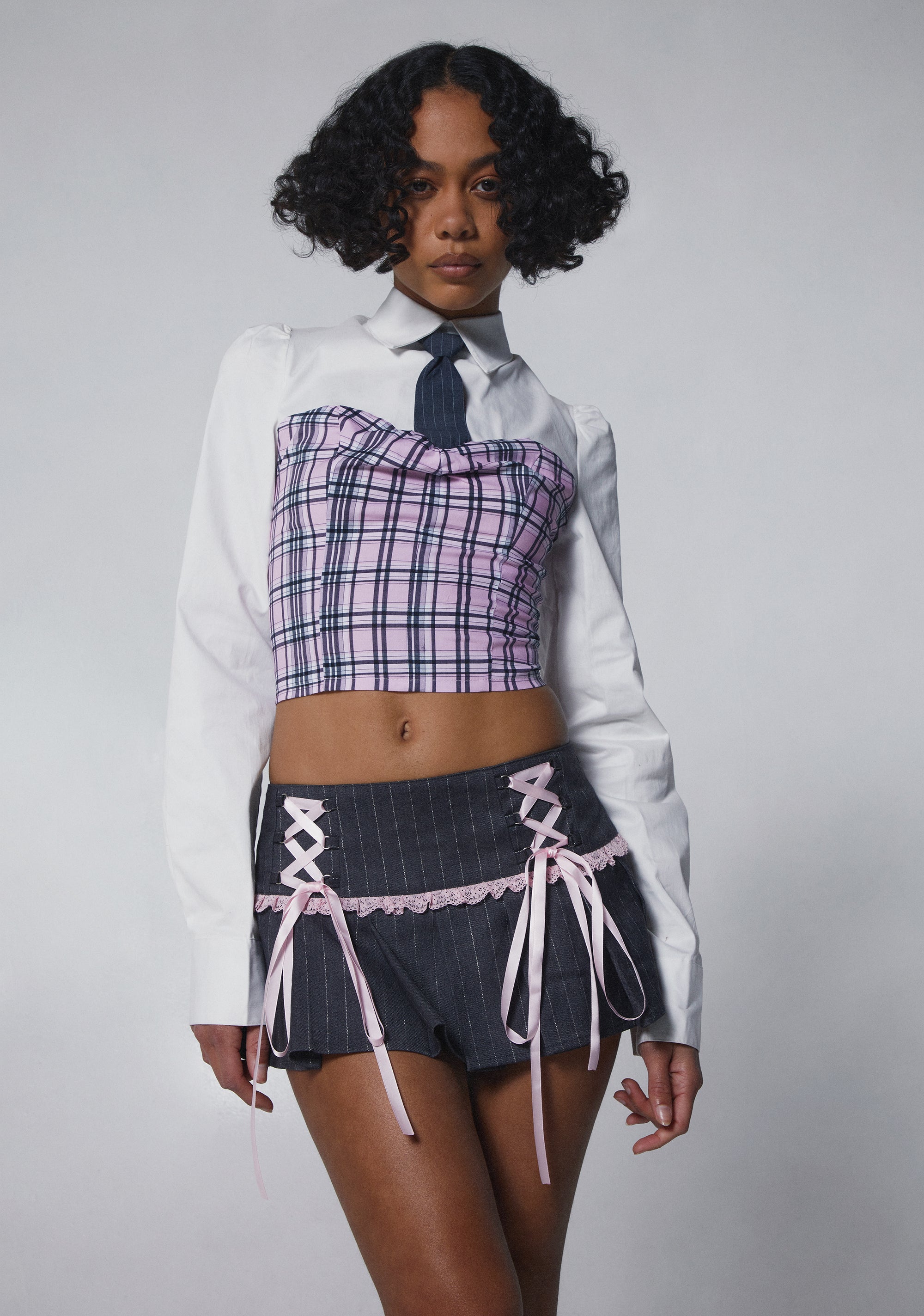 Fictional Flames Mini Skirt