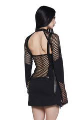 Darkly Devoted Dress And Shrug Set