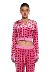 Loyal Maneater Velour Track Jacket