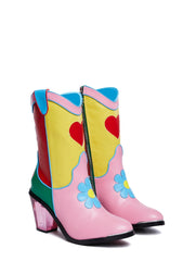 Free Luv Nation Colorblock Cowboy Boots
