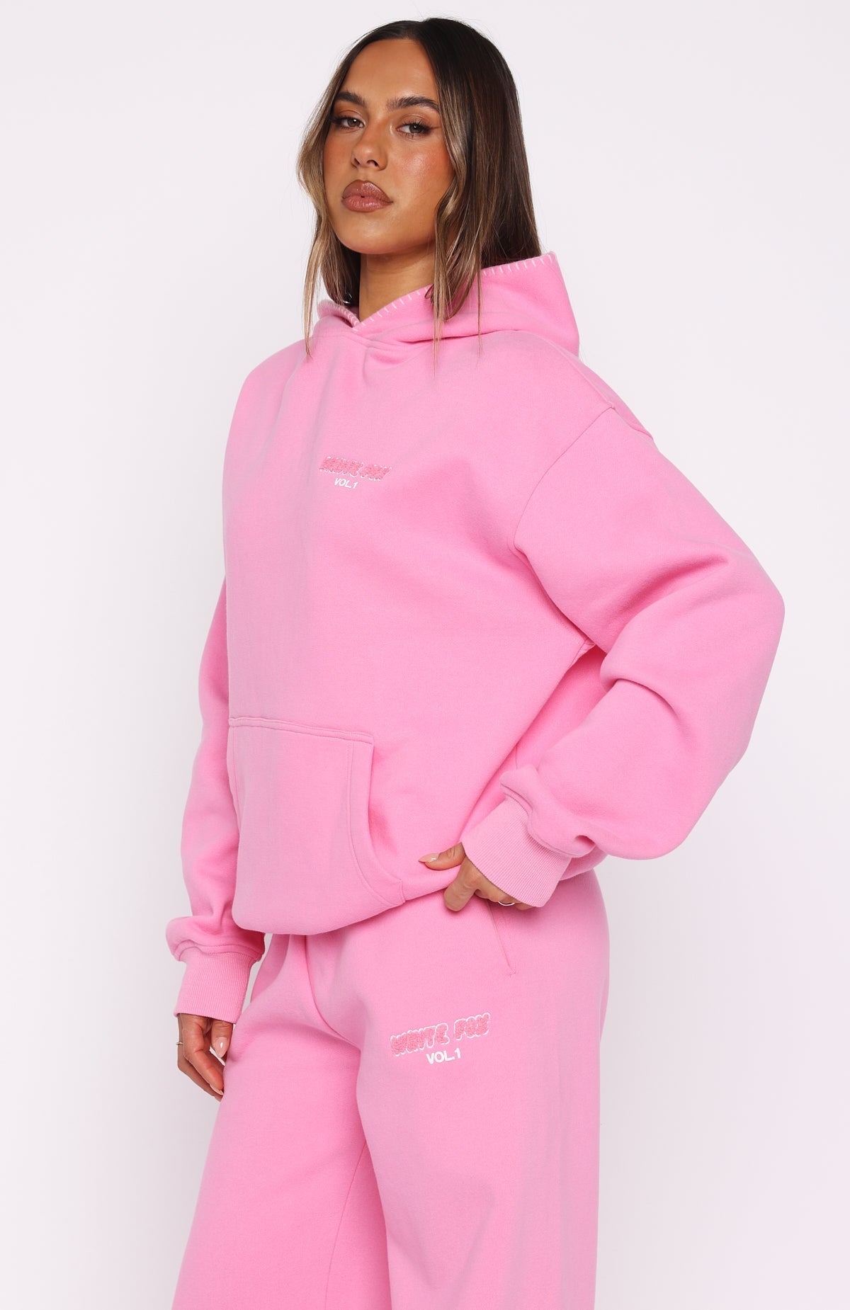 Vol. 1 Oversized Hoodie Bubblegum